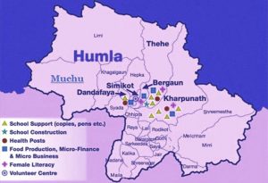 Humla District Map